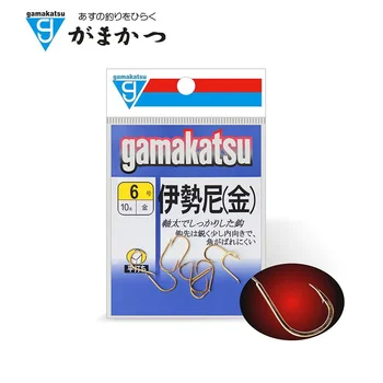 

2PCs High quality Japan Gamakatsu Gold barbed hooks high carbon steel hooks super wearable sharp anti-corrosion carp fish hooks