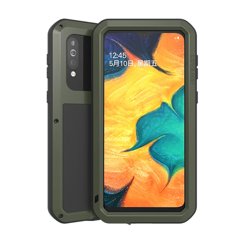 Чехол для Samsung Galaxy A40S противоударный пыленепроницаемый металлический