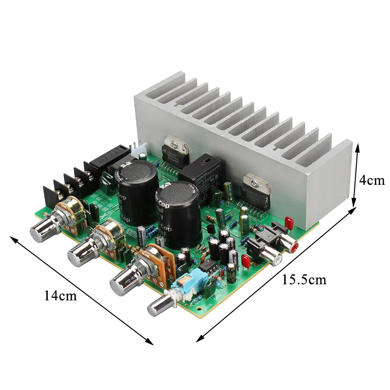 TDA7294 High Power Amplifier Board 2.0 Channel 2*100W Audio Amplifiers For Home Sound Speaker Audio DIY Dual AC 20-26V