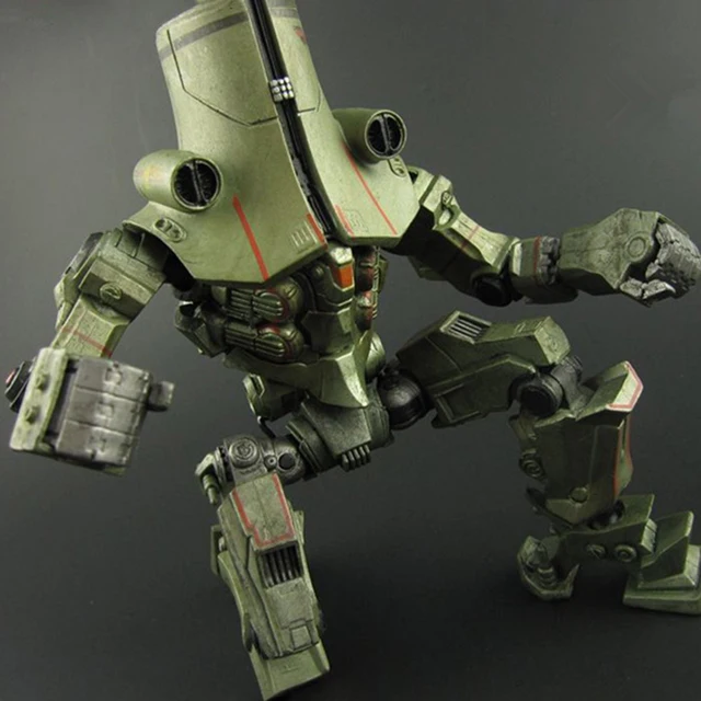 Bandai Action Figures Pacific Rim Red Tramp 7-inch Japanese Mecha Model Room Ornament Handmade Children Christmas Gift Toy 4