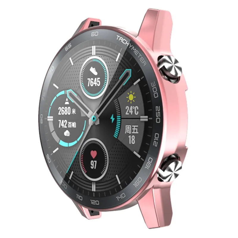10 ярдов полный защитный чехол для Huawei Honor Magic watch 2 46 мм мягкие чехлы-бамперы из ТПУ