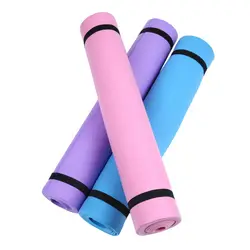 4 мм коврики для йоги полезный толстый EVA комфортный Поролоновый Коврик для йоги для занятий йогой Пилатес детский коврик для сна