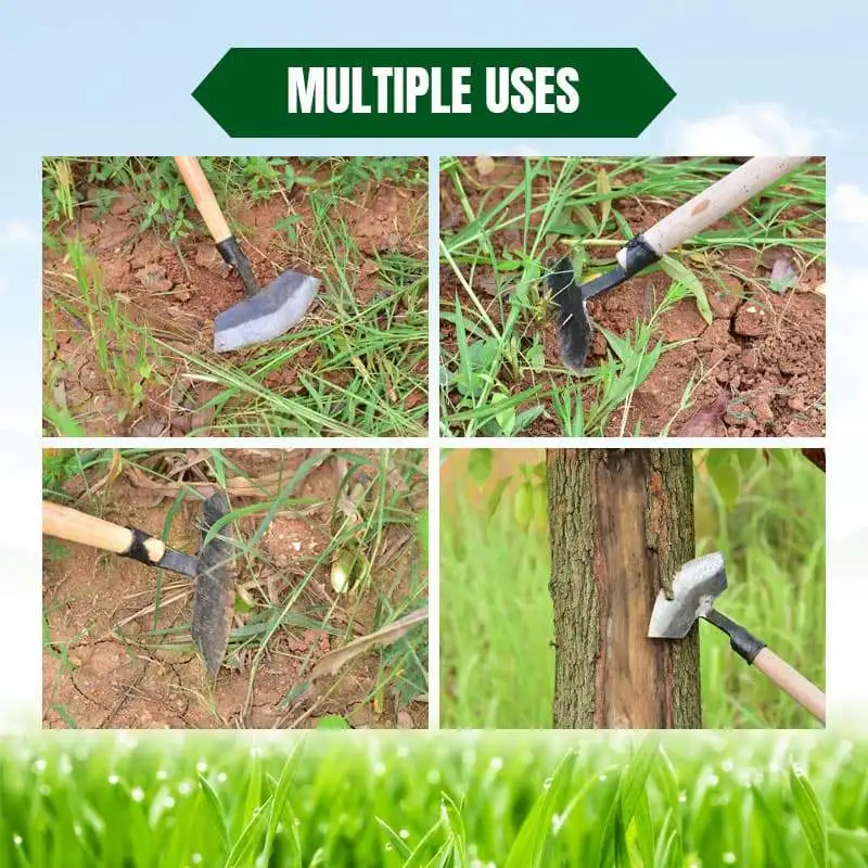 Weeding Shovel Push Grass Shovel Practical Small Hoe Agricultural Crescent Shovel Multi-Use Outdoor Garden Yard Weeding Tools 3