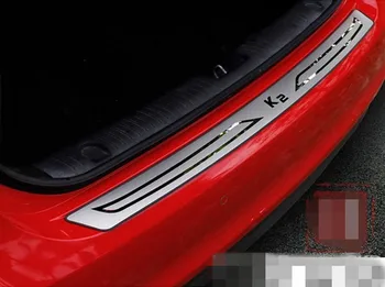 

High quality stainless steel rear bumper to protect the windowsill kia Rio tinto in 2011-2012 / K2 5 Dr fast ship