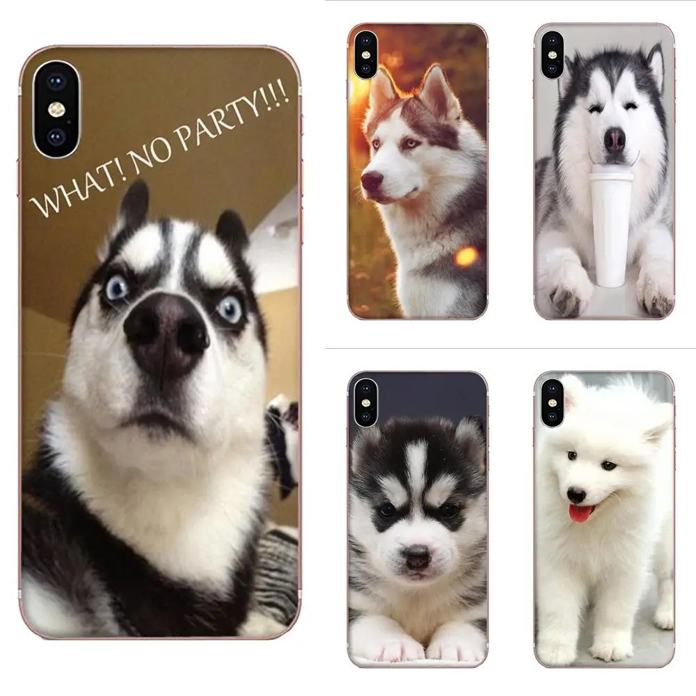 Йоркширский терьер Malamute Husky Dog мягкий для Huawei Honor Mate 7 7A 8 9 10 20 V8 V9 V10 V30 P40 G Lite Play Mini Pro P