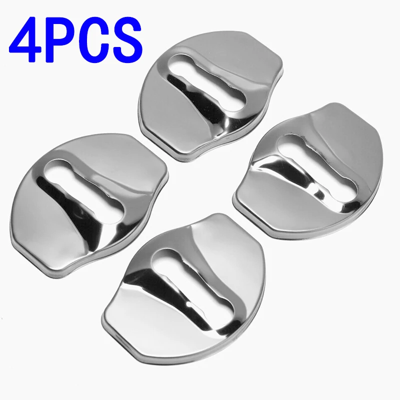 4 шт. крышка дверного замка автозапчасти Защитная отделка из нержавеющей стали