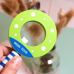 Lupa de plástico para niños, juguete educativo de lupa de insectos de mano, ideal para regalo de guardería, 1 unidad