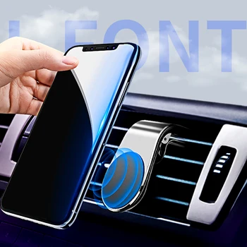 

Kaleno Metal Magnetic Car Phone Holder Stand Car Air Vent Magnet Stand For iphone Samsung Xiaomi in Car GPS Smartphone Holder