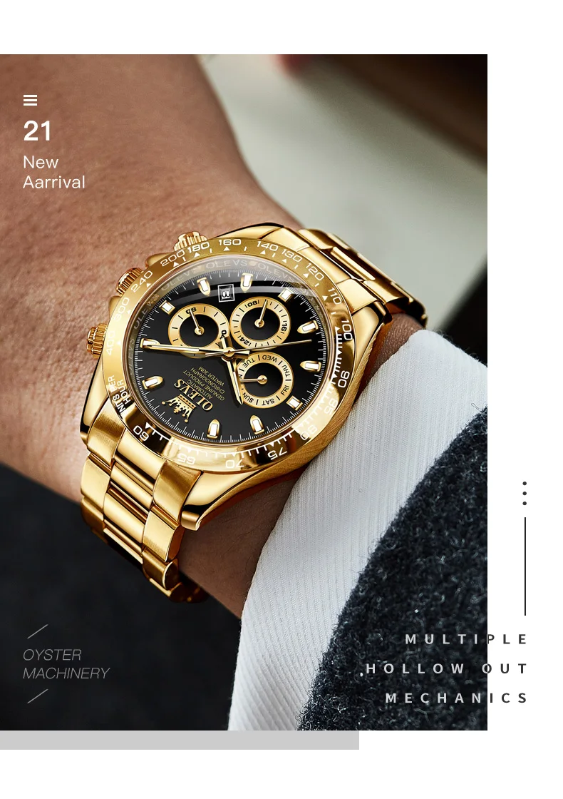OLEVS 6638 Men’s Automatic Mechanical Watch description image 4