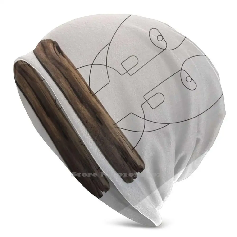 Division Bell Driftwood Scultura Di Arte E Imperfezioni. Berretto Con Stampa 3D Fashion Outdoor Beanie Skullies Division Bell
