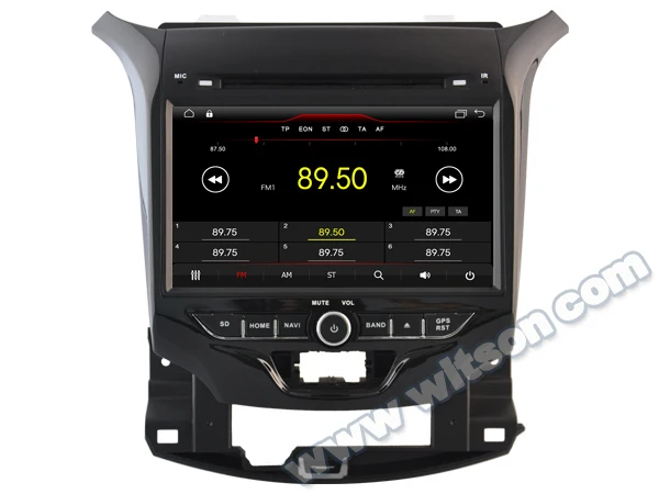 Perfect 8" Android 9.0 OS Car DVD Multimedia Navigation GPS Radio for Chevrolet Cruze 2015--2017 with Car Play & Android Auto Support 2