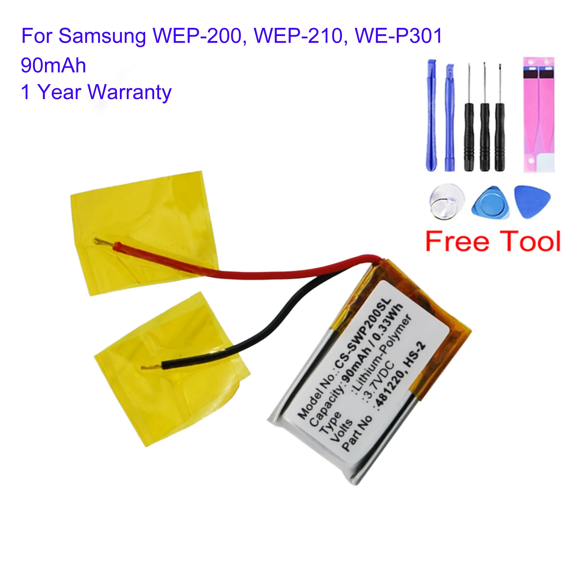 Кэмерон китайско 481220 AHB601218 B481220 HS 2 LIS1611HNP для Samsung WEP 200 210 WE P301 CS SWP200SL аккумулятор