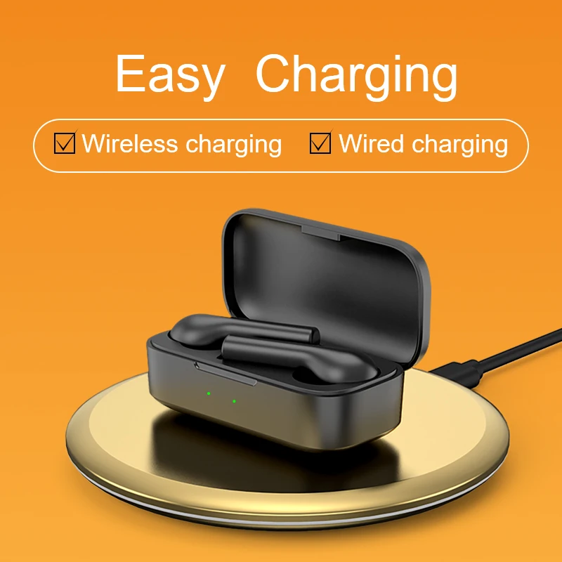 QCY T5Pro  Wireless charging Bluetooth 5.0  Earphones Sports Running Headphones With APP Customization