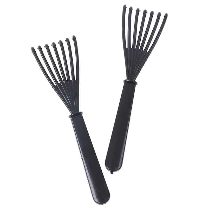 2Pcs/set Hair Brush Comb Cleaner Plastic Removable Handle Cleaner Tool Household Cleaning Tool