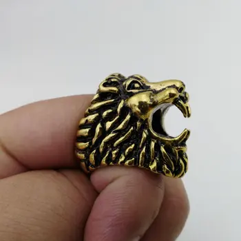 

Hot Antique Gold LionHead Alloy Ring Finger Hand Rack Cigarette Holder Cigarette Rings For Regular Smoking Cigarette Accessories