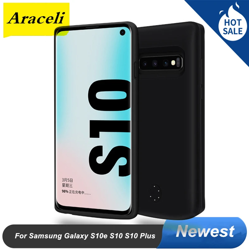 Чехол для аккумулятора Samsung Galaxy S10e S10 Plus чехол с зарядным устройством умный