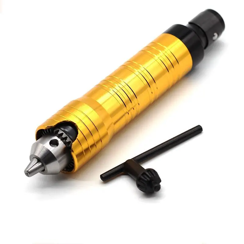 

Botique-6mm Rotary Angle Grinder Tool Flexible Shaft Accessories, Electric Grinding Drill Special Drill Chuck Handle