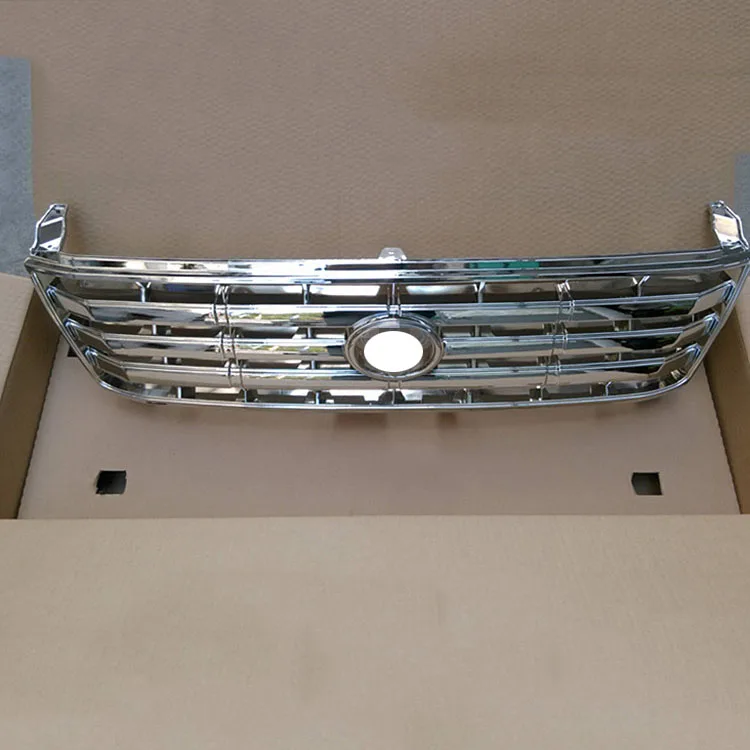 Для Toyota Prado LC90 3400 2700 1996-2002 ABS Хромированная передняя решетка бампера вентиляционная решетка отверстие отделка автомобиля Стайлинг Аксессуары 1 шт