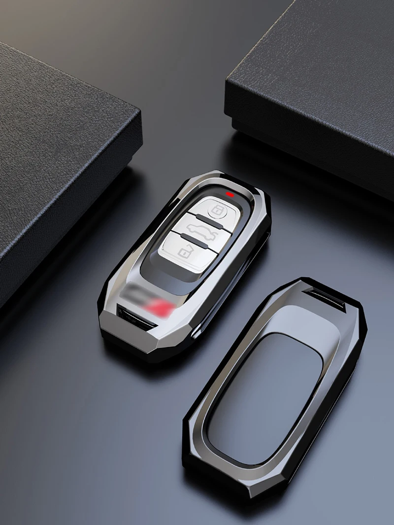 1 Pcs Zinc Alloy Car Key Case Cover for Audi A1 A3 8P 8V 8L A4 A4L B6 B7 B8 A5 8T A6 C5 C6 C7 A7 4G A8 4E D3 D4 8N 8J Q5 Q7 TT