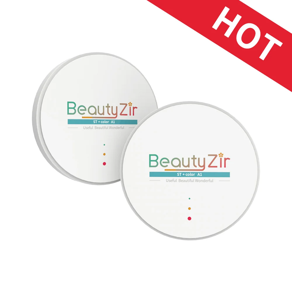 Beautyzir ST + цвет Предварительно затененный 98 мм (толщина 16 мм) стоматологические