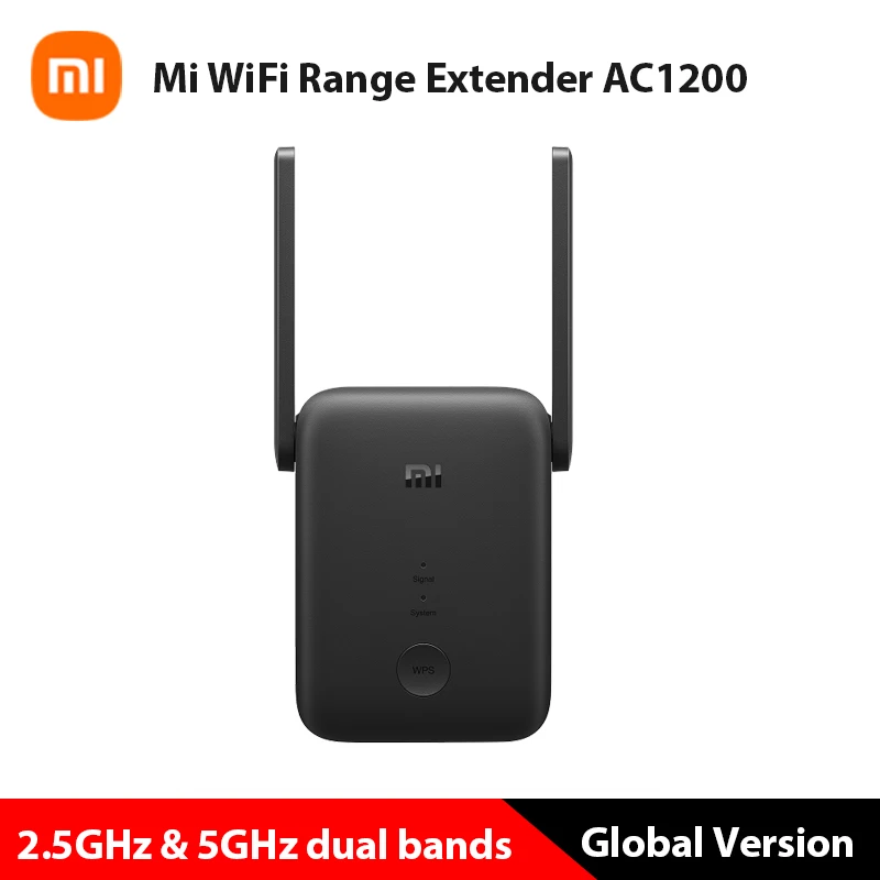 Новинка внешний усилитель диапазона Wi-Fi Xiaomi Mi AC1200 2 4 ГГц и 5 порта Ethernet 1200 Мбит/с
