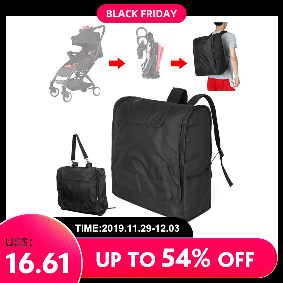 

Travel Bag Case Stroller Plane Waterproof Carrying Baby Stroller Organizer For Babyzen vovo yoyo babysing Stroller Accessories