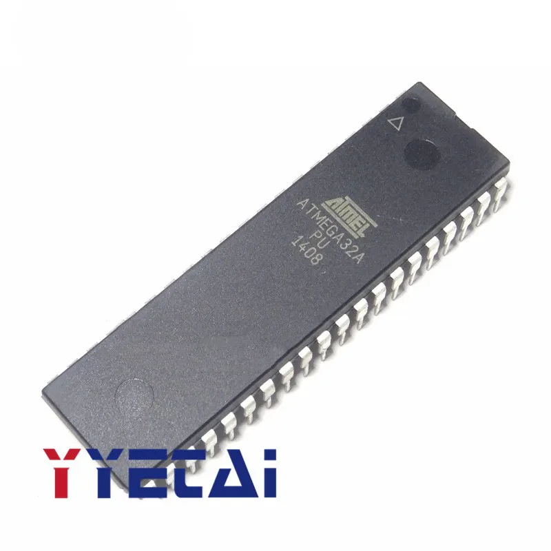 

TAI 1PCS Inline ATMEGA32 ATMEGA32A-PU DIP-40 Microcontroller 8-bit AVR 32K Flash