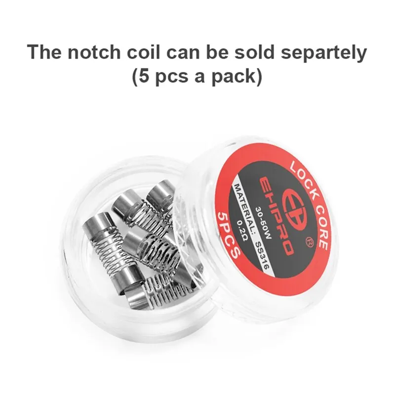 

Ehpro Lock Core 0.2ohm for for Ehpro Lock Build-free RDA High Quality Vape Coils Ehpro Lock Build-free RDA Coil