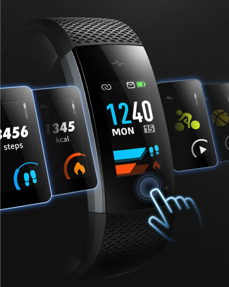  CE ROHS FCC Certified IWOWN i7A Smart Bracelet Heart Rate Monitor Pulse Meter Sport Watches for And - 32997237737