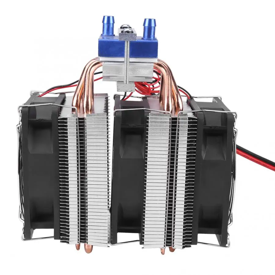 DC12V Термоэлектрический охладитель полупроводниковый Холодильный охладитель воды охлаждающее устройство для DIY аквариум мини холодильник