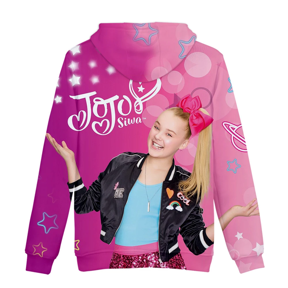 JOJO SIWA толстовки с 3D принтом для женщин/мужчин с длинным рукавом толстовки с капюшоном Лидер продаж Популярные уличные толстовки на заказ
