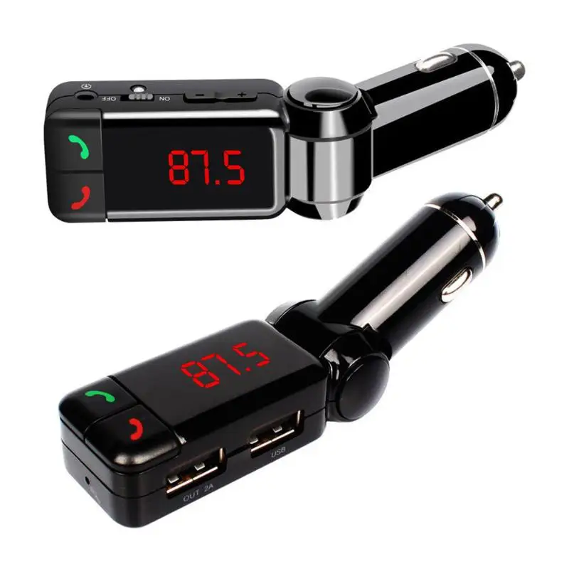 Автомобильный комплект громкой связи беспроводной Bluetooth MP3 плеер USB зарядное