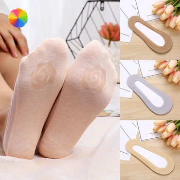 

Sexy Women No Show Socks Non Slip Invisible Ultra Low Cut Socks Elasticity Ankle Net Yarn Thin Women Cool Socks XBFF