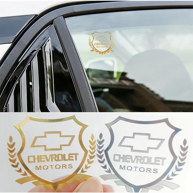 

Car Side Window Sticker Badge Decal For Chevrolets Cruze Captiva Lacetti Aveo Niva Trax Onix car Styling Auto accessories