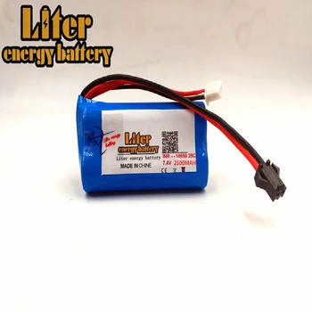 

7.4V 2500mAH Wholesale Li-po Lipo Batery 2S remote control helicopter 7.4 V 2500 mAH Lipo battery 20C 25C 18650 Toy Battery