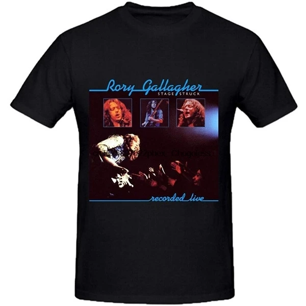 Rory Gallagher сценическая футболка с изображением совы для мужчин-S | Мужская одежда