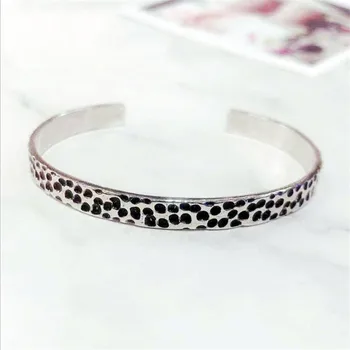 

New Arrival Retro Rock Pattern Creative Bracelets 925 Sterling Silver Jewelry Messy Natural Texture Ancient Method Bangles SB184