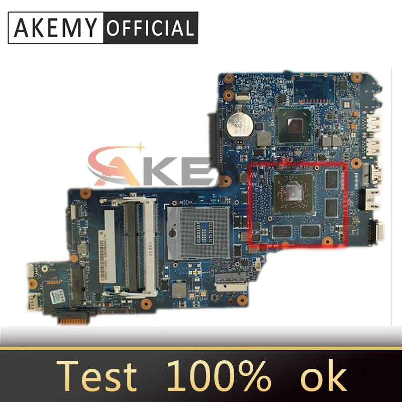Материнская плата AKEMY H000046340 для ноутбука Toshiba Satellite C870 L870 L875 17 3 экран HD 7610M графика