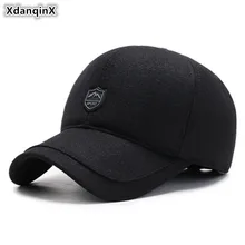 XdanqinX, Снэпбэк шапка, мужская, толстая, теплая, бейсболка, s, зима, новинка, наушники, шапки, мужские, модные, брендовые, кепка s, регулируемый размер, язык, Кепка