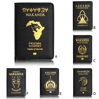 

Casual PU Leather Passport Covers Men Women Travel Organizer Passport Business Holder wallet Case ID Credit Card Bag