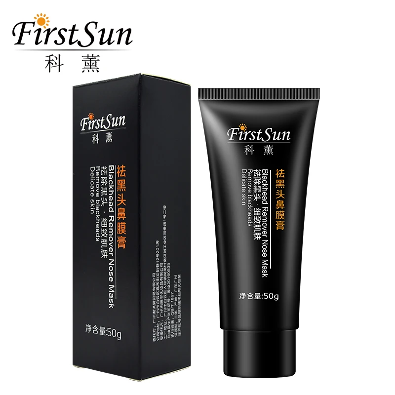 Новинка Firstsun унисекс для удаления угрей носа маска лица полоска пор черная