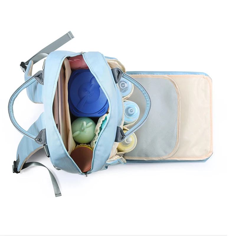 Модная сумка для подгузников рюкзак большой стеганый для мам Уход за ребенком для кормления рюкзаки, сумки для путешествий коляски детские