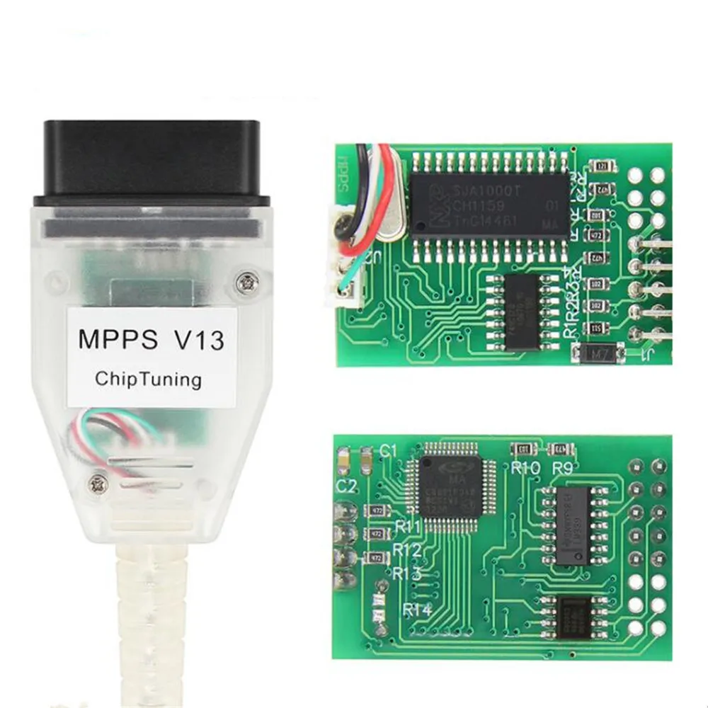 Фото Инструмент для настройки чипа ECU, программатор MPPS V13 ECU, SMPS MPPS V13.02 K CAN ECU Flasher, хорошее качество №1