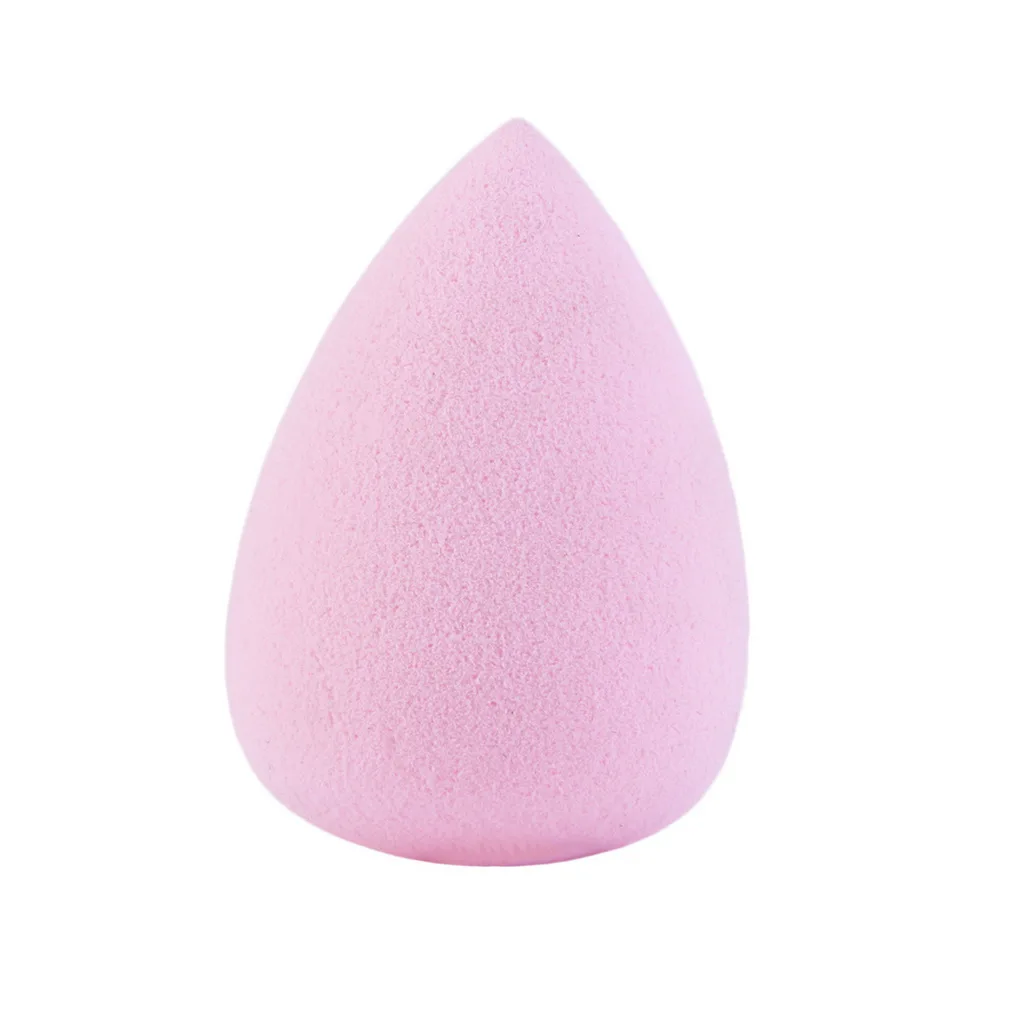 5 цветов милая форма капли воды Косметическая пуховка макияж смешивание губок основа пудра гладкая губка - Цвет: Розовый