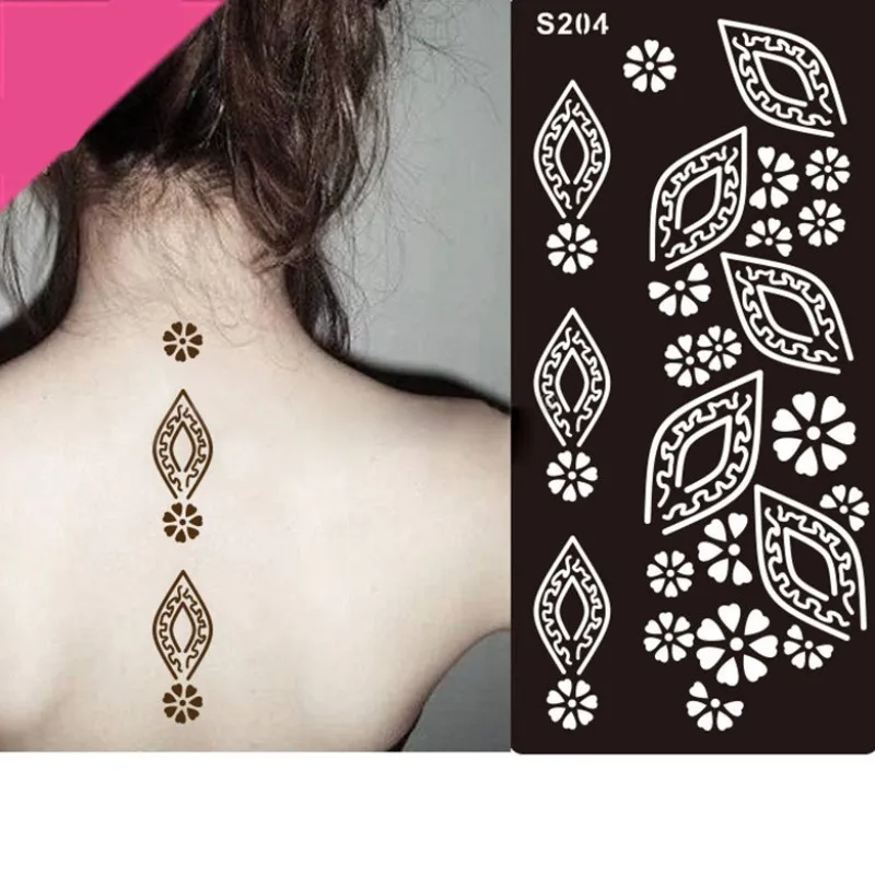 Временная татуировка Аэрограф фотоформа для женщин Живопись тела