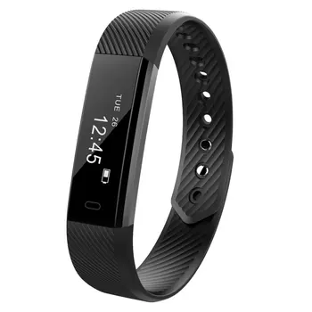 

YL015 Smart Watch Heart Rate Monitor Remote Fitness Tracker SMS Reminder Pedometer Waterproof Sports Wristband 2018