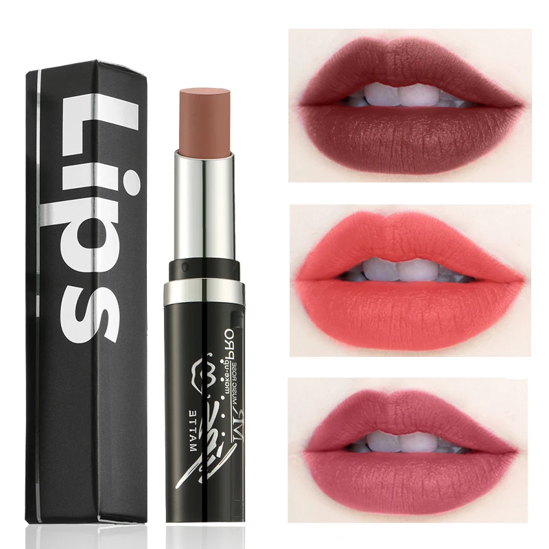 

Velvet Smooth Waterproof Matte Lipstick Pencil Moisturizing Long Lasting Non Stick Lip Stick Pen 14 Colors Women Batom Tint