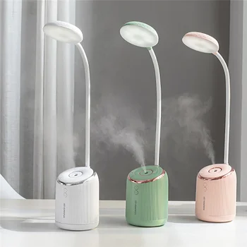 

LED Eye Protection Table lamp Humidifier Reading Bedroom Night Light 360 Adjustment