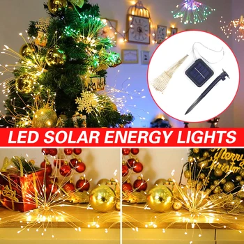 

Fairy String Light 150LED Wedding Garden Xmas Decor Fairy String Durable Solar Parties Bouquet Shape Fairy Light Corridor Patio