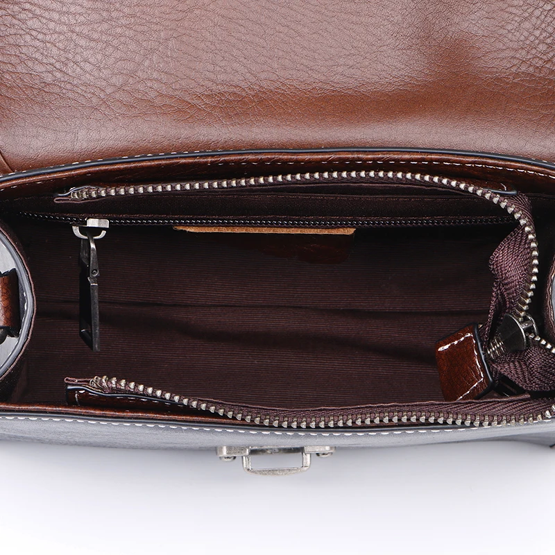 Высококачественная Женская сумка через плечо из натуральной воловьей кожи, винтажная роскошная сумка из натуральной кожи, сумка через плечо